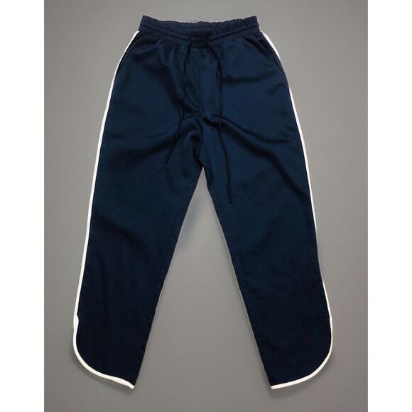 Sugarlips Pants - SUGAR LIPS Hi Waist Navy White Piping Ankle Pants S Nautical Preppy